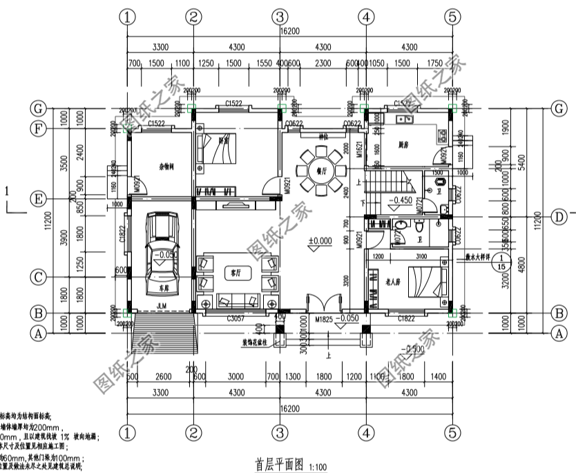 4套高顏值別墅效果圖帶戶型圖，美觀實(shí)用，百看不厭