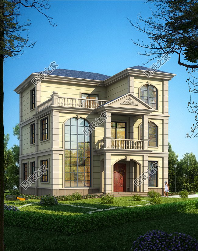 4套三層帶陽臺別墅設(shè)計圖，準備建房的朋友可千萬別錯過