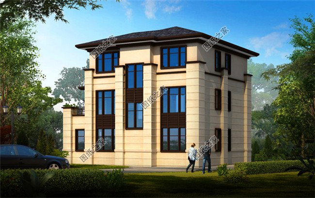 4套三層帶陽臺別墅設(shè)計圖，準備建房的朋友可千萬別錯過