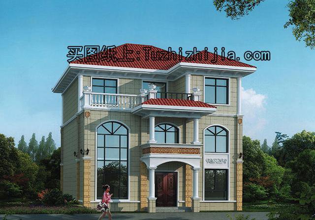 10x12米自建套房圖紙，包括一層到三層，你想要的都有