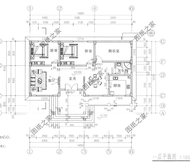 120平米農(nóng)村一層樓設(shè)計(jì)圖，最實(shí)用的設(shè)計(jì)圖紙都在這兒了