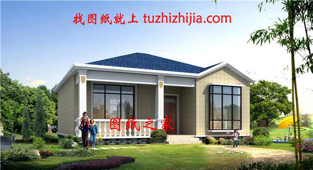 農(nóng)村自建房設(shè)計(jì)圖一層10萬(wàn)，給父母建養(yǎng)老房首選，好看不貴