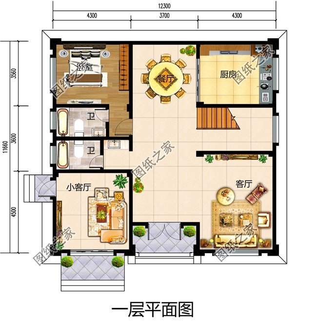五套四層超豪華別墅外觀圖，這樣的房子簡直太帥啦！