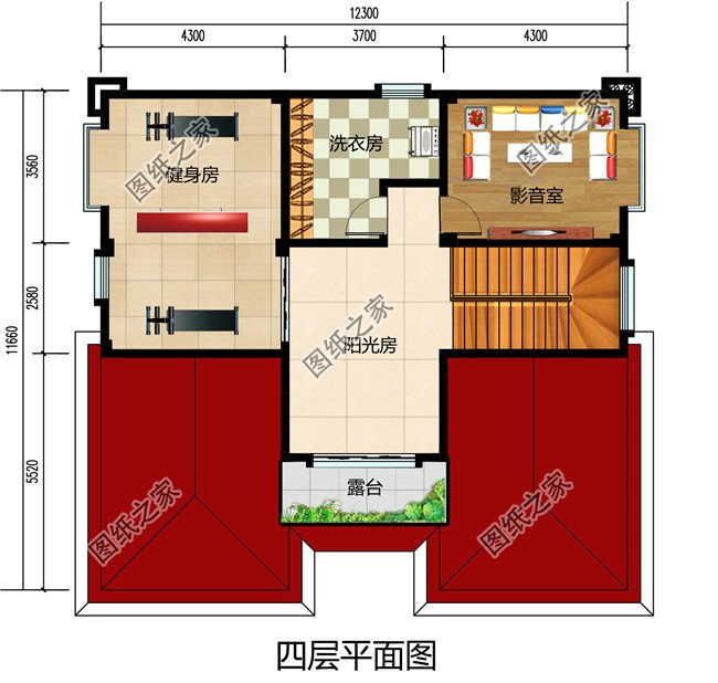 五套四層超豪華別墅外觀圖，這樣的房子簡直太帥啦！