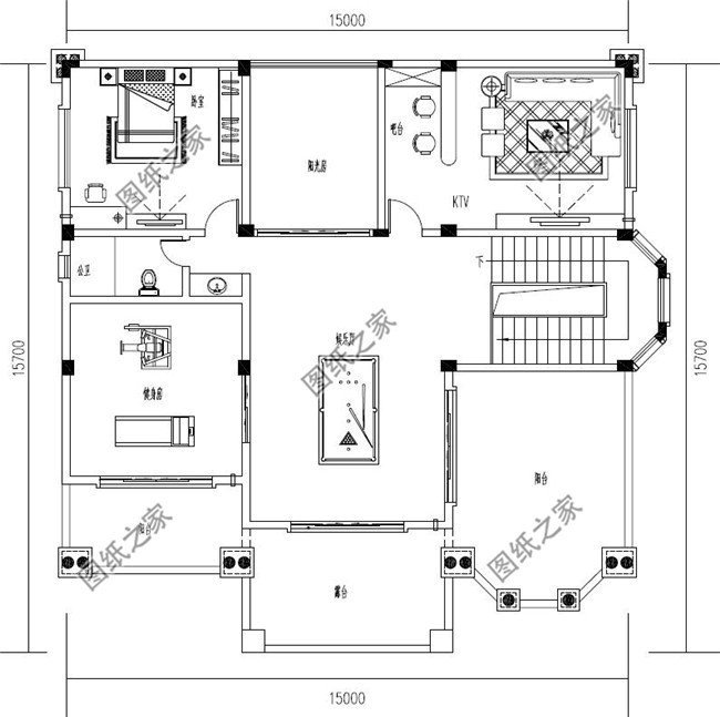 五套四層超豪華別墅外觀圖，這樣的房子簡直太帥啦！