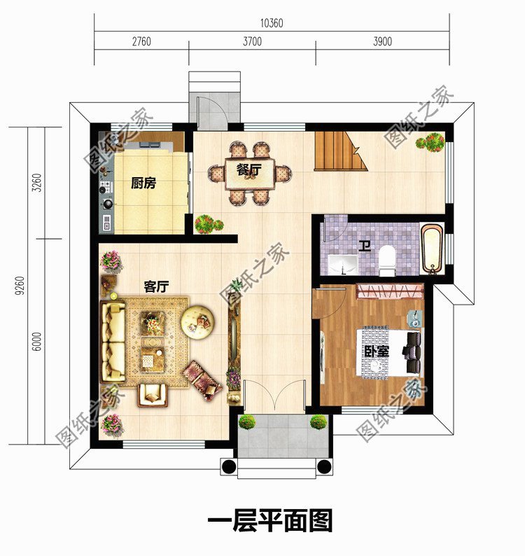 農(nóng)村90平米二層設(shè)計圖，小宅基地蓋起來照樣驚艷