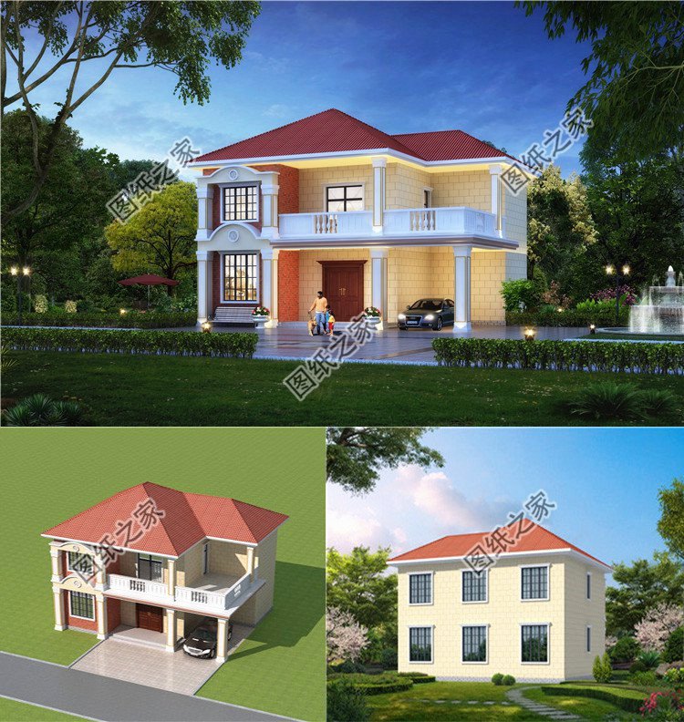 農(nóng)村90平米二層設(shè)計圖，小宅基地蓋起來照樣驚艷