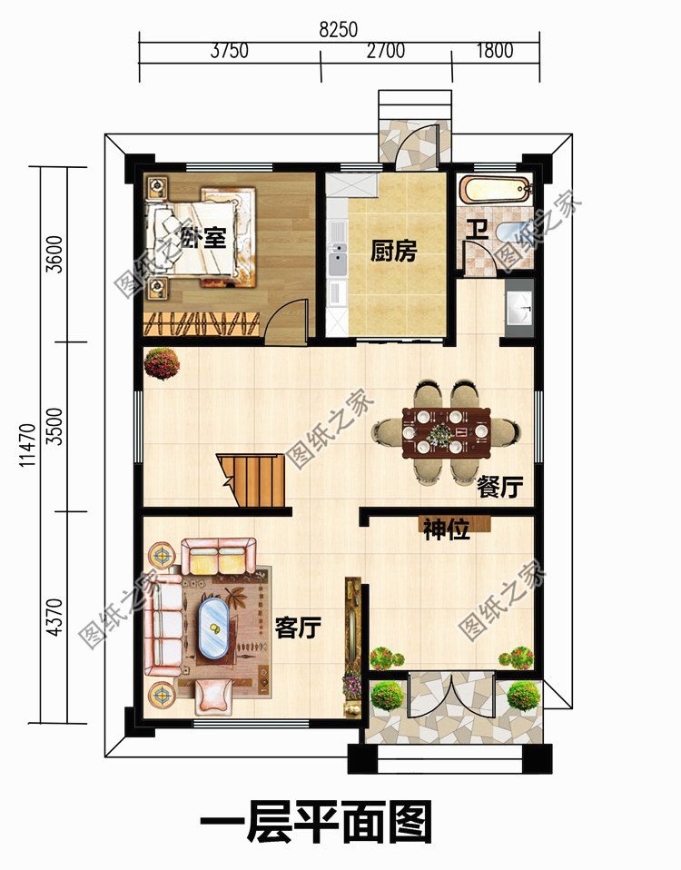 農(nóng)村90平米二層設(shè)計圖，小宅基地蓋起來照樣驚艷