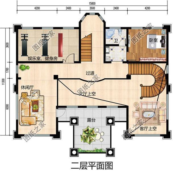 自建房16x12米設(shè)計(jì)圖紙，一層到四層都有，看的我都想建房了