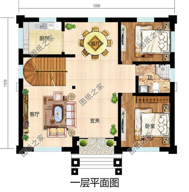 2024農(nóng)村新款別墅圖帶地下室，經(jīng)濟實用，你想要的層數(shù)都有