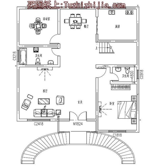 2024農(nóng)村新款別墅圖帶地下室，經(jīng)濟實用，你想要的層數(shù)都有