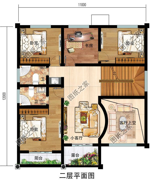 三層樓房設(shè)計(jì)圖農(nóng)村簡單大氣，家里人多的，可以這樣蓋