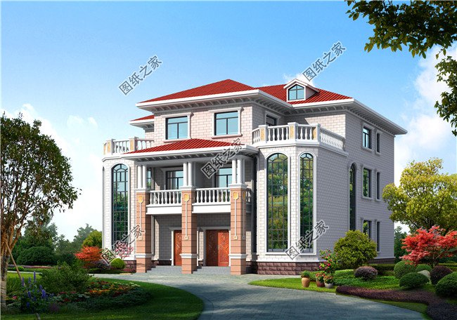 農村雙拼自建房300平米，造價預算60萬左右，真值！