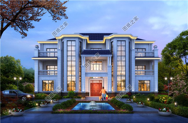 農村雙拼自建房300平米，造價預算60萬左右，真值！