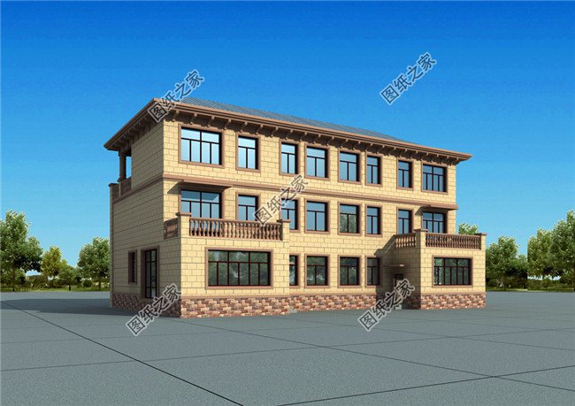 農村雙拼自建房300平米，造價預算60萬左右，真值！