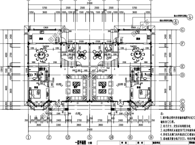 農村雙拼自建房300平米，造價預算60萬左右，真值！