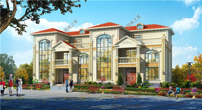 農村雙拼自建房300平米，造價預算60萬左右，真值！