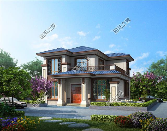 自建房二層12x14米設(shè)計(jì)圖，簡(jiǎn)潔實(shí)用，回鄉(xiāng)建房就這樣建