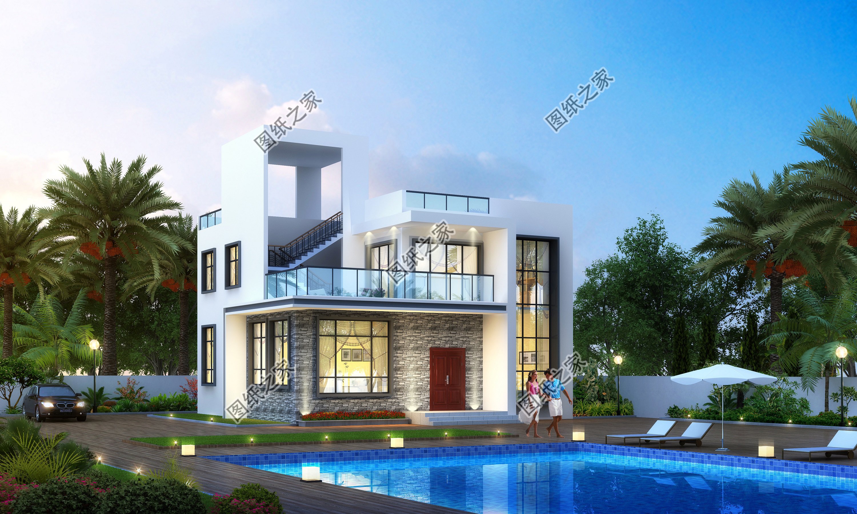 農(nóng)村最漂亮的三層別墅圖片，90后必看，美呆了