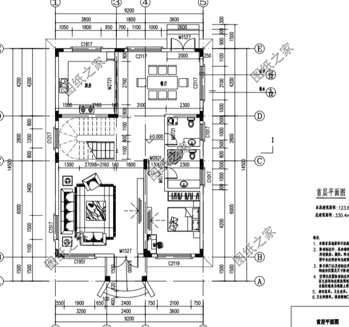 2024年新款三層別墅圖帶車庫，家人都喜歡第二款，鄰居卻看中了第一款