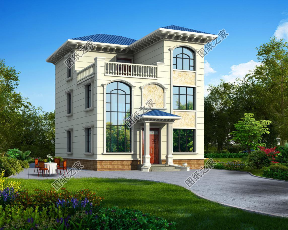 2024年新款三層別墅圖帶車庫，家人都喜歡第二款，鄰居卻看中了第一款