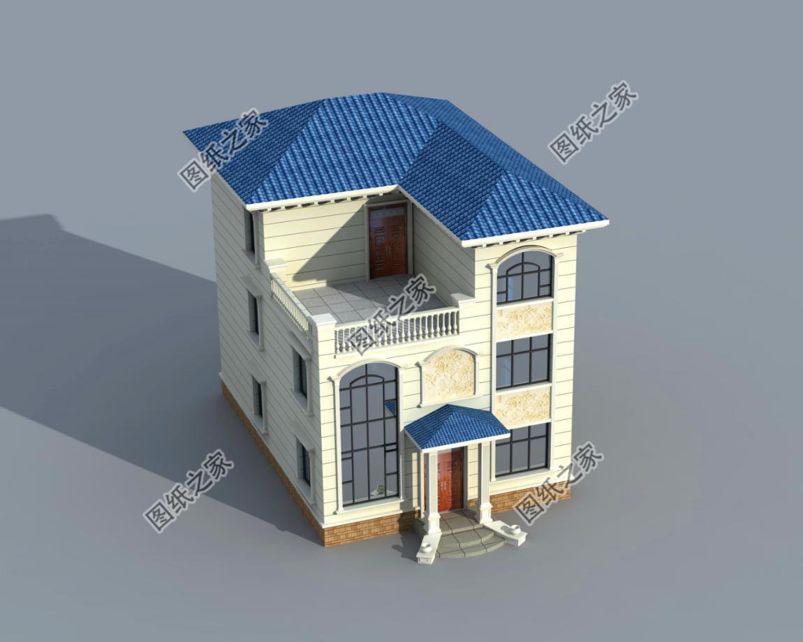 2024年新款三層別墅圖帶車庫，家人都喜歡第二款，鄰居卻看中了第一款