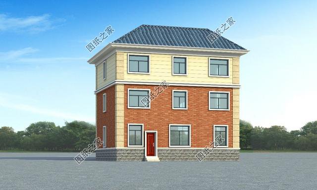 農(nóng)村簡單漂亮三層樓設(shè)計(jì)圖，戶型方正布局好，為你打造心儀之家