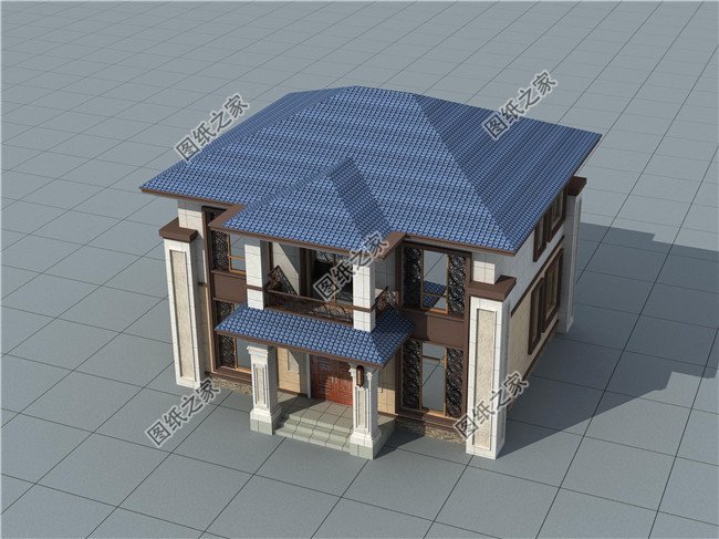 農(nóng)村最好的二層樓房圖，同學(xué)看了都羨慕