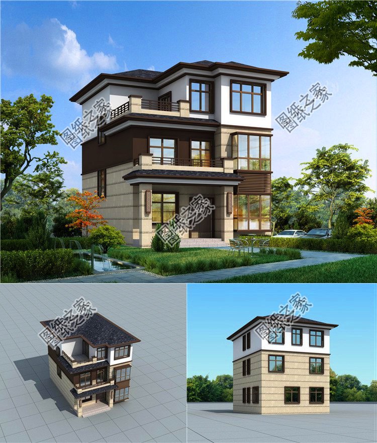 農(nóng)村占地100平米三層自建房設(shè)計(jì)圖，造價(jià)25-30萬(wàn)，小而精的戶型你值得擁有！