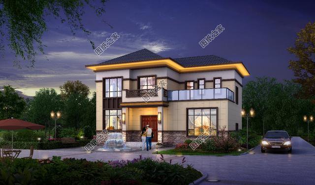 農(nóng)村20萬左右自建房設(shè)計(jì)圖二層，農(nóng)村有地的收藏了去蓋