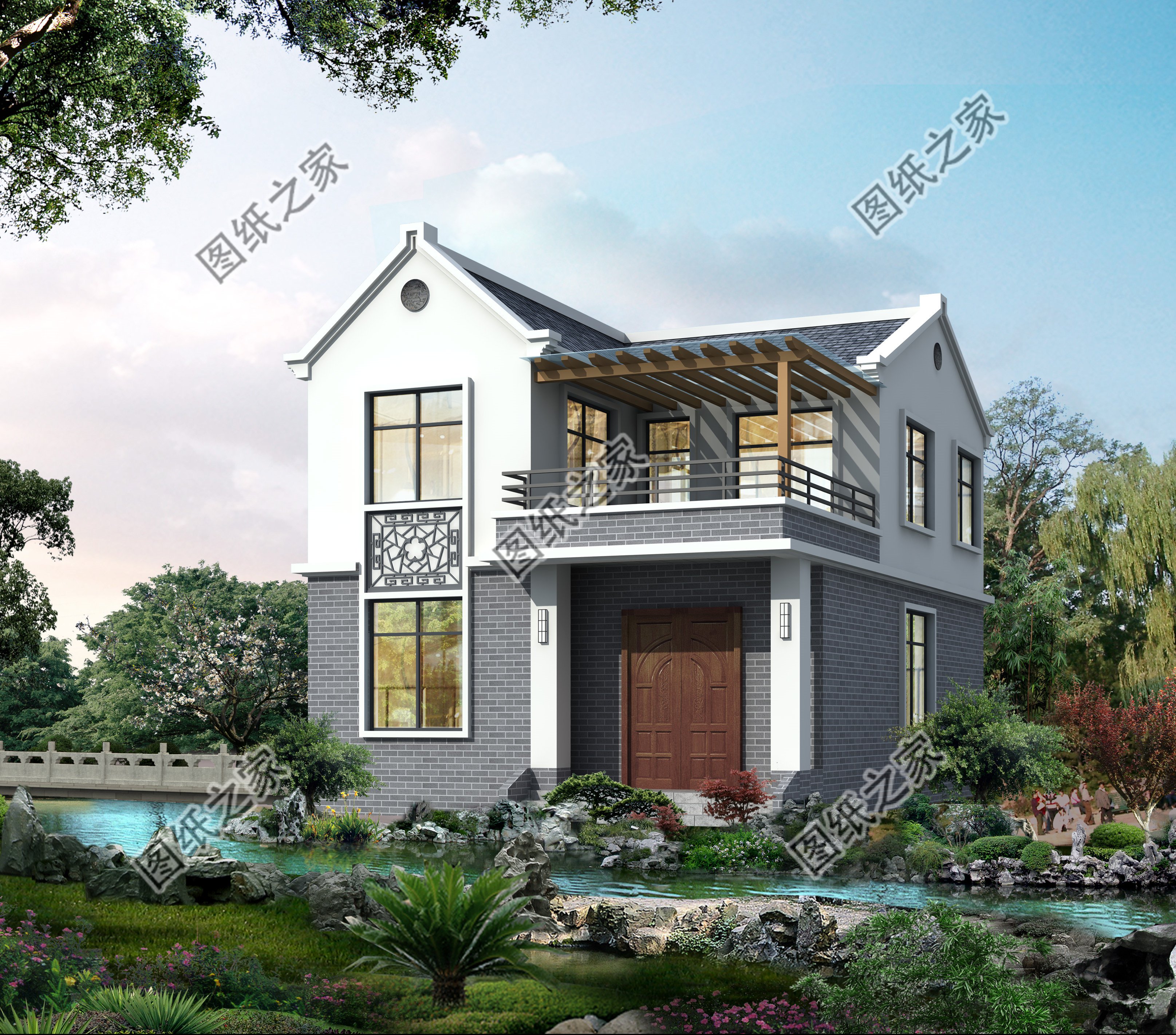 農(nóng)村90平米二層設(shè)計(jì)圖，最經(jīng)典，過(guò)完年正好可以建