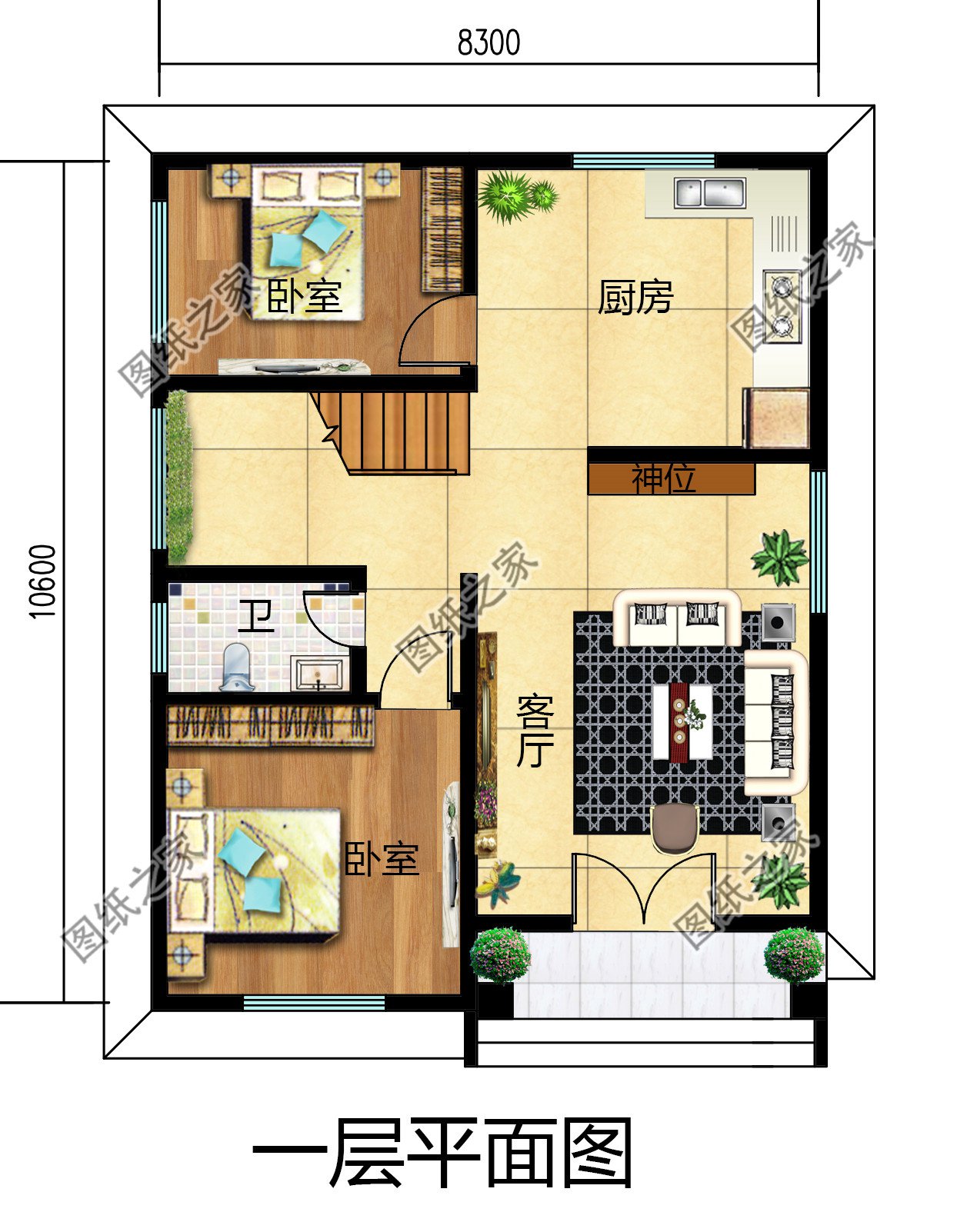 農(nóng)村90平米二層設(shè)計(jì)圖，最經(jīng)典，過(guò)完年正好可以建