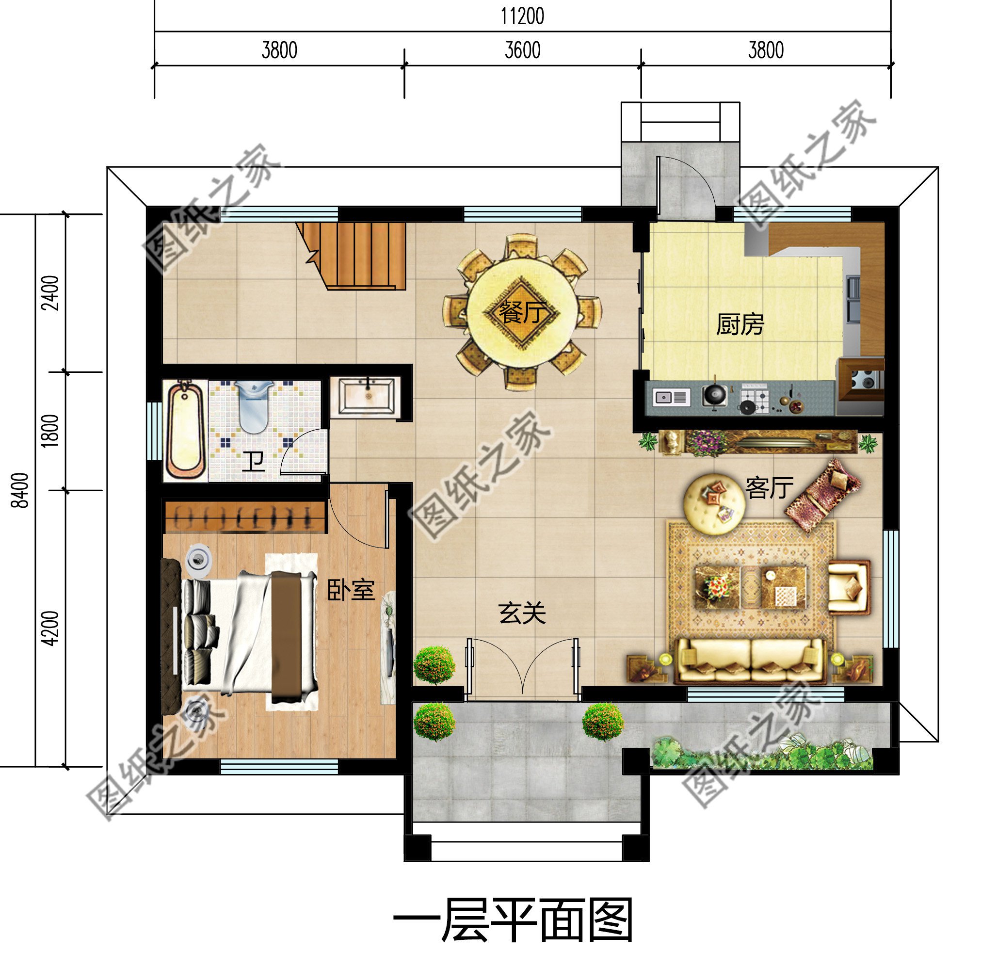 農(nóng)村90平米二層設(shè)計(jì)圖，最經(jīng)典，過(guò)完年正好可以建