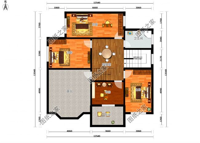 三款12米乘12米建房設(shè)計(jì)圖，戶型方正，每個(gè)村都該有的戶型