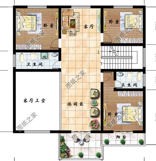 三層農村自建房實景圖平面圖，快來看看三層別墅怎么建！