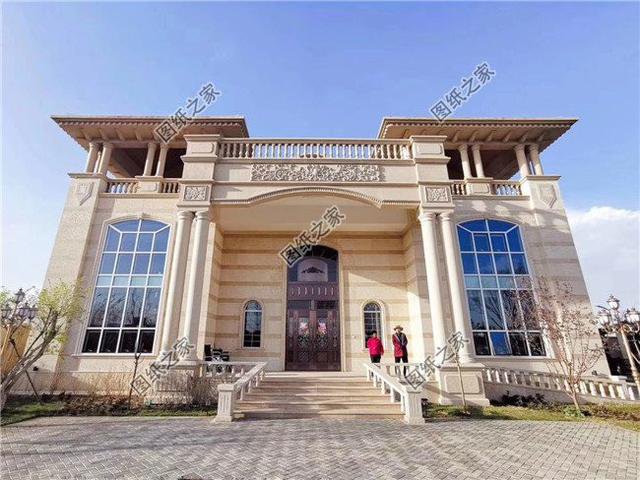 三層農村自建房實景圖平面圖，快來看看三層別墅怎么建！