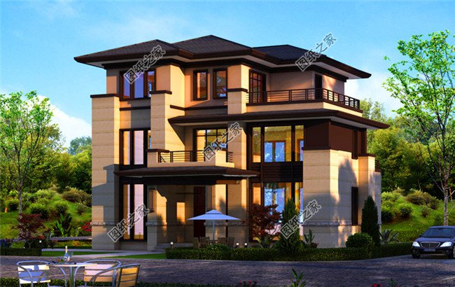 霸氣十足的三層別墅，帶陽(yáng)臺(tái)露臺(tái)，室內(nèi)采光簡(jiǎn)直太好