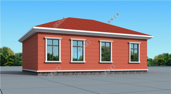 農(nóng)村自建房三室一廳圖，家庭人口不多的首選