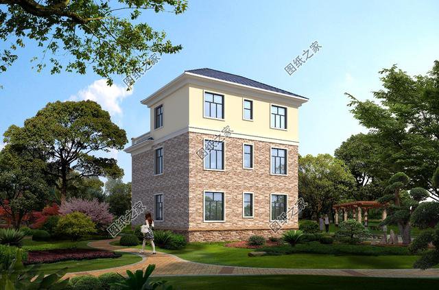 10×12米三層小別墅圖， 好看實(shí)用造價(jià)還不高，舒適感爆棚！