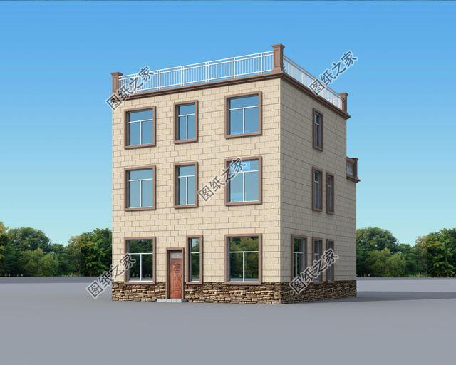 10×12米三層小別墅圖， 好看實(shí)用造價(jià)還不高，舒適感爆棚！