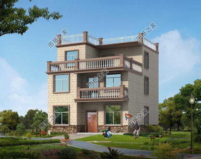 10×12米三層小別墅圖， 好看實(shí)用造價(jià)還不高，舒適感爆棚！