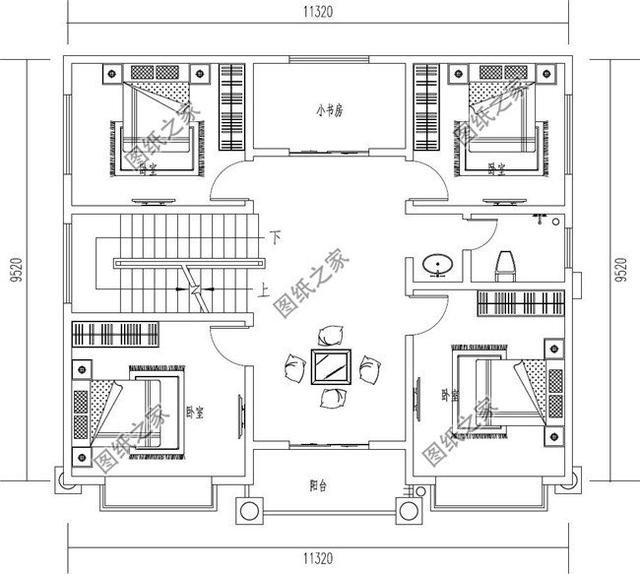 農(nóng)村二層半自建房圖片，戶型合理實用，適合農(nóng)村建造