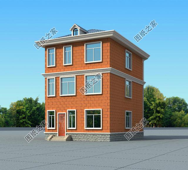 占地90平方三層自建房設計，小戶型不等于土氣，看看你就知道了