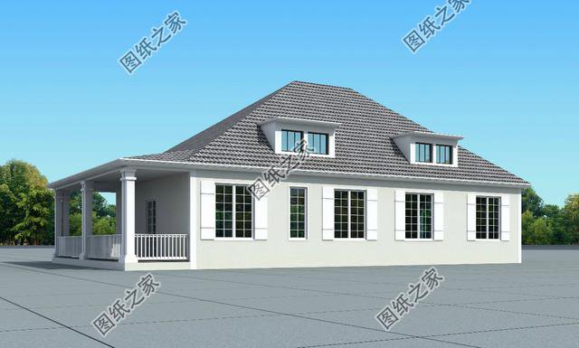 18×12米農(nóng)村自建房效果圖，為大戶型而生，心動不如行動