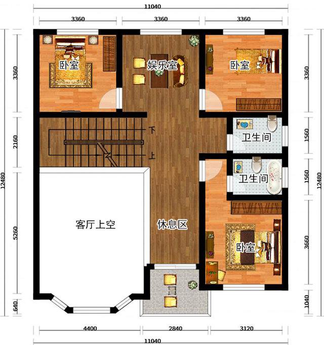 二層農(nóng)村自建房實(shí)拍圖，仔細(xì)對(duì)比效果圖后，沒想到是這樣的