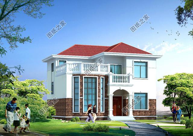 二層農(nóng)村自建房實(shí)拍圖，仔細(xì)對(duì)比效果圖后，沒想到是這樣的