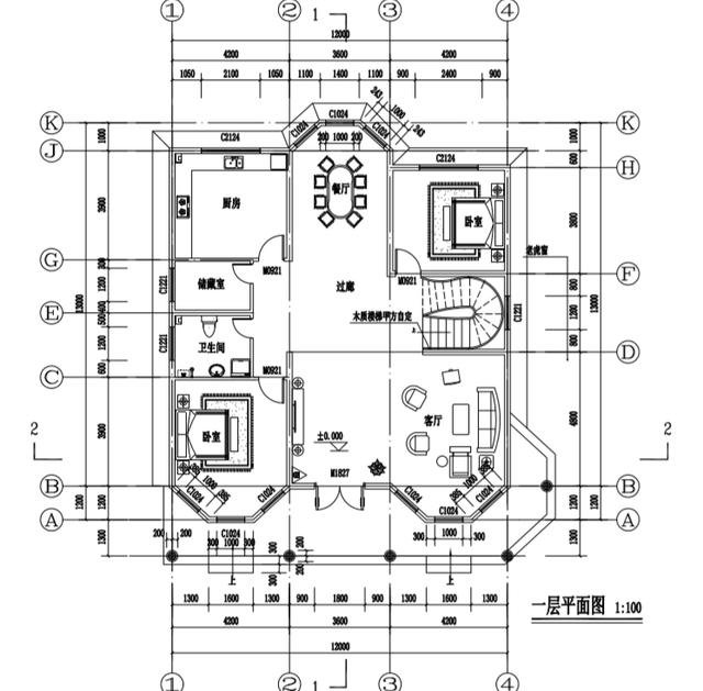 農(nóng)村復(fù)式二層半別墅圖，這樣建的房子，住著更舒適