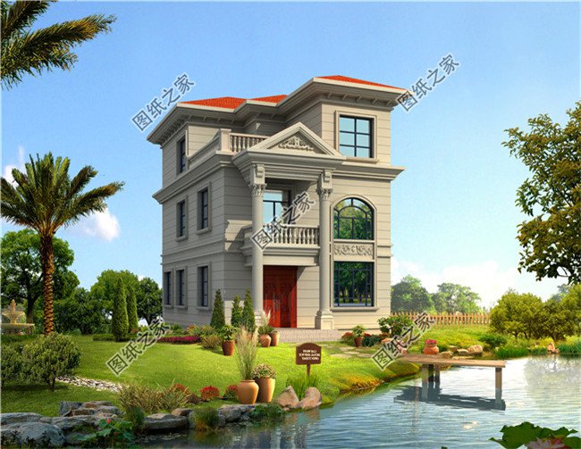 四款農(nóng)村兩間三層樓房新款圖，含平面圖，收藏過年回家建一棟