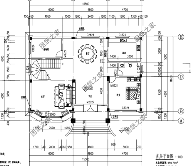 大戶型的二層別墅設(shè)計圖，16米×12的房屋設(shè)計圖給你掙足了面子