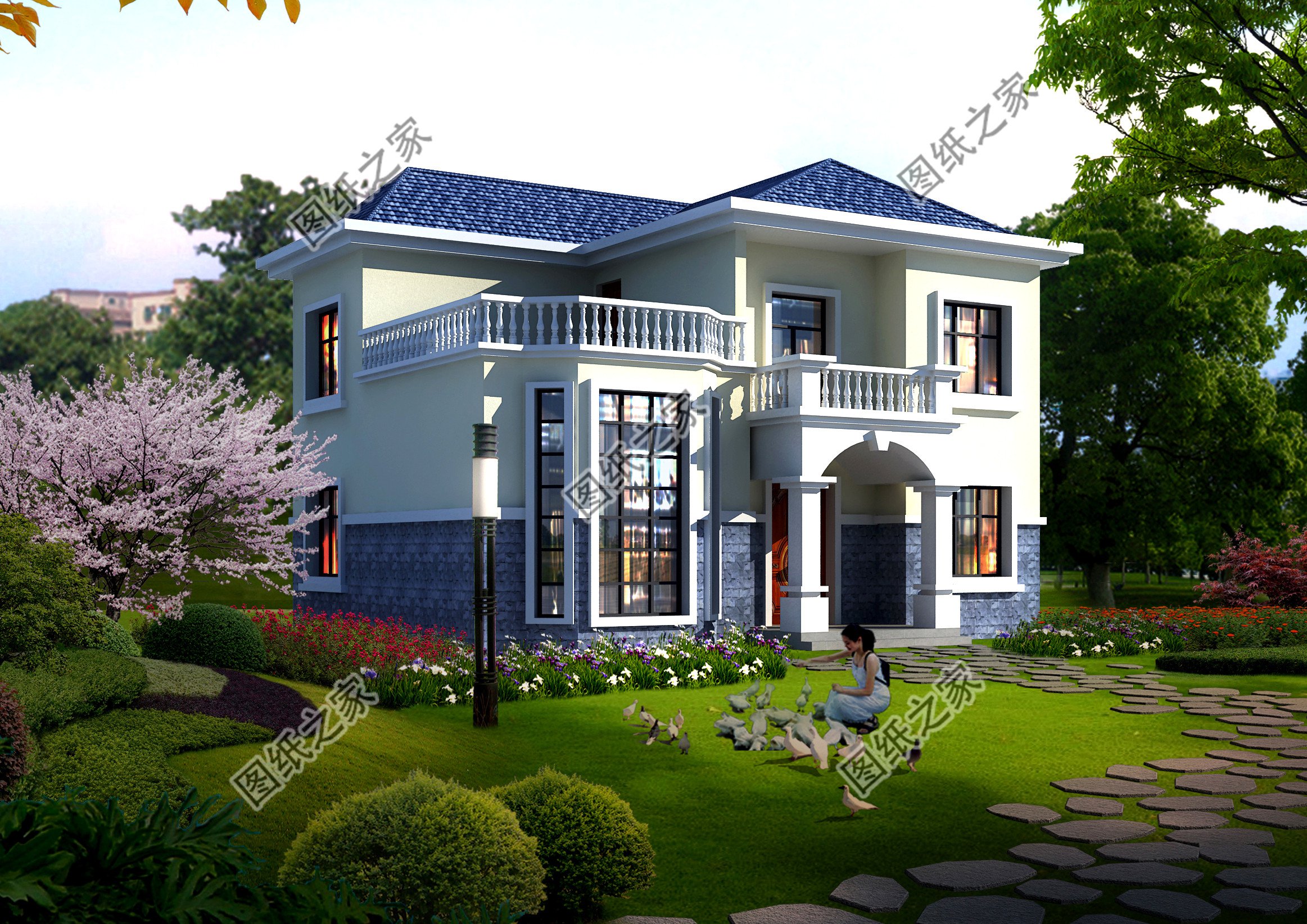 12米*12米農(nóng)村建房設(shè)計圖，經(jīng)典不過時，農(nóng)村自建房不二的選擇